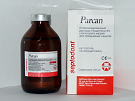 Parcan (Паркан) - гипохлорит натрия 3% для ирригации каналов 250мл Septodont Parcan (Паркан) - гипохлорит натрия 3% для ирригации каналов 250мл Septodont