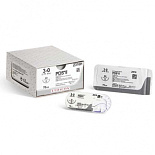 ПДС II фиолетовый М1.5 (4/0) 70см игла 1/2 колющая 20 мм SH-2 Plus, 36 шт.