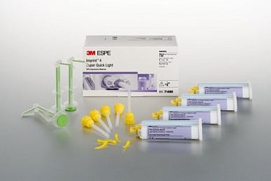 Imprint 4 Light - оттискный винилполисилоксановый матер. (4 х 200 мл.+ насадки), 3М