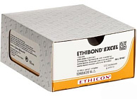 Нить хирургическая  Ethibond Excel/100, атравмат. игла 1/2-26-Кх2(3/0), SH,  (Ethicon) 12шт., упак