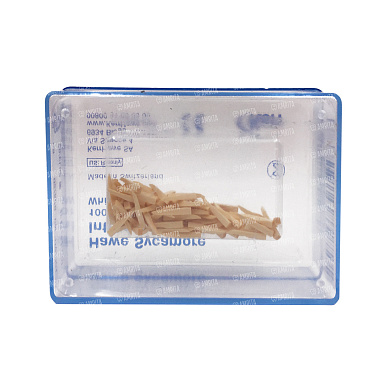 Клинья Sycamore Interdental деревянные межзубные желтые 100шт Kerr