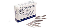Лезвия хирургические одноразовые стерильные №15,из УГЛЕРОД. стали,СИРЕНЕВЫЕ, 100шт (без НДС), CERTUS