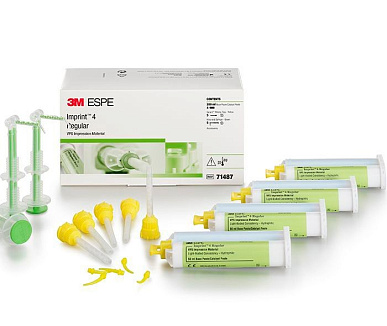 Imprint 4 Light - оттискный винилполисилоксановый матер. (4 х 200 мл.+ насадки), 3М № 2