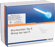 Насадки Mixing Tips (type 6) голубые (50 шт) №2185 Voco Насадки Mixing Tips (type 6) голубые (50 шт) №2185 Voco