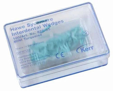 Клинья Sycamore Interdental деревянные межзубные желтые 100шт Kerr № 2