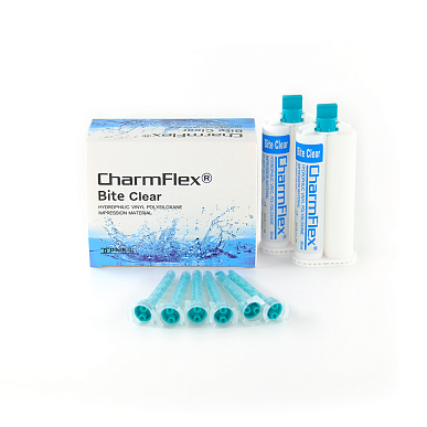 CharmFlex Bite Clear A -силикон для регистрации прикуса.(2 кар. х 50мл.), DentKist