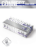 Перчатки CONNECT HIGH RISK, смотровые, латексные, нестерильные, S (6-7), 50 шт. TOP GLOVE Перчатки CONNECT HIGH RISK, смотровые, латексные, нестерильные, S (6-7), 50 шт. TOP GLOVE