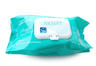 Дез.салфетки AKSIAT- для экспресс-дезинфекции, 120 шт.