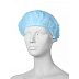 Шапочка "Шарлотта" из нетканных материалов,48см.,ГОЛУБАЯ. 100шт..КРИСТИДЕНТ slider