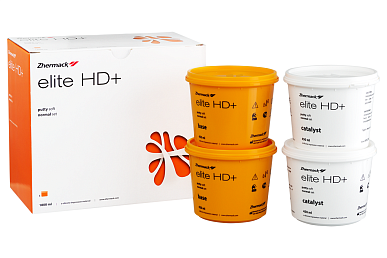 Elite H-D+Putty Soft Normal Setting (эконм. упаковка) (4 x 450 ml).Zhermack № 1